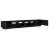 vidaXL TV Cabinet Set 3 pcs Black 260 x 35 x 40 cm Engineered Wood