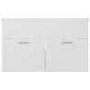 vidaXL Sink Cabinet with Built-in Basin White Engineered Wood