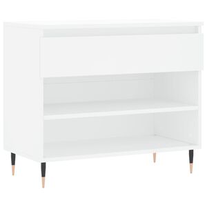 vidaXL Shoe Cabinet White 70x36x60 cm Engineered Wood