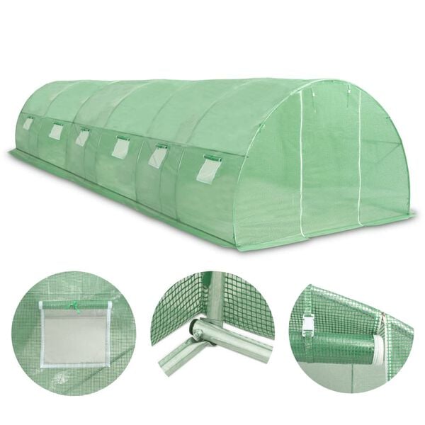 vidaXL Greenhouse 27m² 900x300x200 cm