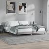vidaXL Bed Frame without Mattress Grey Sonoma 180x200 cm Super King Engineered Wood
