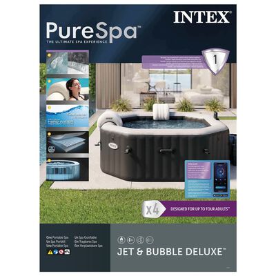 Intex Jet and Bubble Massage Tub Octagon PureSpa