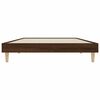 vidaXL Bed Frame without Mattress Brown Oak 100x200 cm Engineered Wood