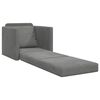 vidaXL Folding Sofa Bed Dark Grey 74 x 77 x 81 cm Velvet
