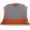 vidaXL Tailgate Tent Grey and Orange 285 x 255 x 245 cm Taffeta
