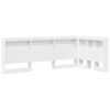 vidaXL Storage Headboard with Shelf White 75 cm Engineered Wood