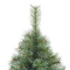 vidaXL Artificial Christmas Tree with 150 LEDs Green 150 cm PE and PVC
