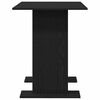 vidaXL Dining Table Black oak 110 x 60 x 75 cm Engineered wood