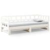 vidaXL Pull-out Day Bed without Mattress White 2x(90x200) cm
