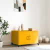 vidaXL Coffee Table Mustard Yellow 68x50x43.5 cm Steel