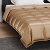 vidaXL Full Year Duvet Gold 200 x 220 cm Satin and Microfiber