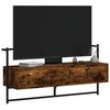 vidaXL TV Cabinet Wall-mounted Smoked Oak 100.5x30x51 cm Engineered Wood