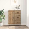 vidaXL Sideboard with Drawer Artisan Oak 69.5 x 34 x 90 cm