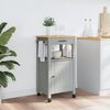 vidaXL Kitchen Trolley MONZA 48x40x88.5 cm Solid Wood Pine