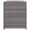 vidaXL Garden Storage Box Grey 120x50x60 cm Poly Rattan