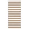 vidaXL Zebra Blind Sand Brown 100x230 cm Fabric Width 95.9 cm Polyester