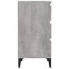 vidaXL Bedside Cabinet Grey Sonoma 40x35x70 cm Engineered Wood