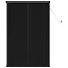 vidaXL Venetian Blind Black 150 x 70 cm 25 mm PVC