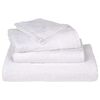 vidaXL 8 Piece Towel Set "FROGN" White 360 gsm