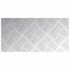 vidaXL Stair Tread Rectangular 2 pcs Silver 40 x 20 cm Aluminium
