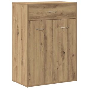 vidaXL Shoe Cabinet Artisan Oak 60x35x84 cm Engineered Wood