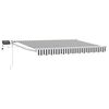 vidaXL Manual Retractable Awning with LEDs 2.5 x 2 m