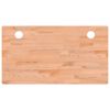 vidaXL Desk Top 110x60x2.5 cm Solid Wood Beech