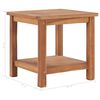 vidaXL Coffee Table 45x45x45 cm Solid Teak Wood