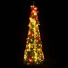 vidaXL Artificial Christmas Tree Pop-up 150 LEDs Green 180 cm