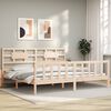 vidaXL Bed Frame without Mattress Super King Size Solid Wood Pine