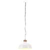 vidaXL Industrial Hanging Lamp 58 cm White E27