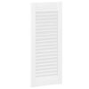 vidaXL Cabinet Doors Louvred Design 4 pcs White 69x29.5 cm