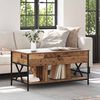 vidaXL Coffee Table Old Wood 100 x 55 x 48.5 cm Engineered Wood