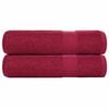 vidaXL Hand Towels FROGN 2 pcs Bordeaux 50 x 100 cm 360 100% Cotton