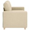 vidaXL Sofa Cream 160 x 80 x 82 cm Fabric