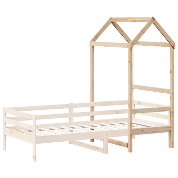 vidaXL Kids' Bed Roof 108x70x176.5 cm Solid Wood Pine