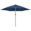 vidaXL Replacement Fabric for Outdoor Parasol Azure Blue 300 cm