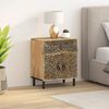vidaXL Bedside Cabinet 50x33x60 cm Solid Wood Mango
