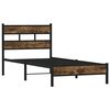 vidaXL Bed Frame without Mattress with Headboard Sonoma Oak 100x190 cm