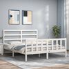 vidaXL Bed Frame without Mattress White 160x200 cm Solid Wood Pine