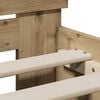 vidaXL Bed Frame Artisan Oak 75 x 190 cm Engineered Wood