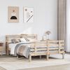 vidaXL Bed Frame with Headboard without Mattress 120x190 cm Small Double