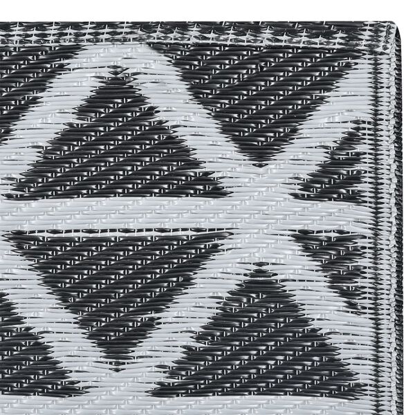 vidaXL Outdoor Carpet ARAKIL Black 160x230 cm PP