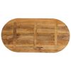 vidaXL Table Top 140x60x2.5 cm Oval Solid Wood Mango