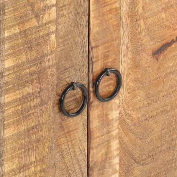 vidaXL Sideboard 60x35x76 cm Rough Mango Wood