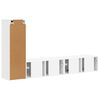 vidaXL TV Cabinet Set Wall-mounted 2 pcs White Engineered Wood