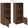 vidaXL Bookcase Brown Oak 31x24x77 cm Engineered Wood