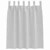vidaXL Blackout Curtains with Rings 2 pcs Light Grey 140 x 140 cm