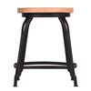 LABEL51 Stool Delhi 37x37x47 cm Black