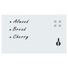 vidaXL Wall Mounted Magnetic Whiteboard Glass 100x60 cm